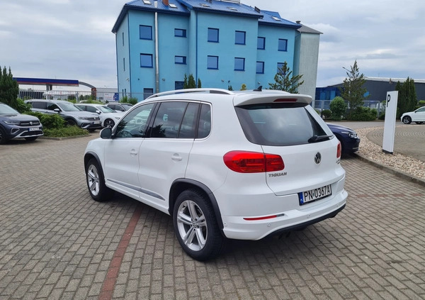 Volkswagen Tiguan cena 74999 przebieg: 128000, rok produkcji 2014 z Dobrodzień małe 37